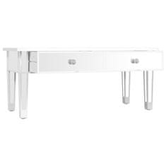 Vidaxl Zrcalni stolić za kavu 106x45x45 cm konstruirano drvo i staklo