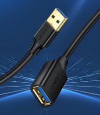 Ugreen USB 3.0 produžni kabel 3 m crne boje