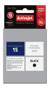 ActiveJet Activejet AH-15N zamjenska tinta za HP 15 C6615N, crna, 44 ml