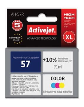 ActiveJet Activejet AH-57R zamjenska tinta u boji za HP 57 C6657AE, 21 ml