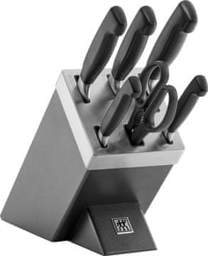 slomart ZWILLING FOUR STAR 35148-507-0 set kuhinjskih noževa 7 kom, sivi