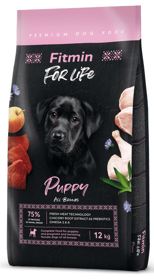 Fitmin For Life Puppy briketi za pse, 12 kg