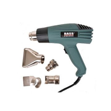 Bass Polska Plastični toplinski pištolj s mlaznicama, 2000 W