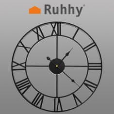 Ruhhy Retro zidni sat 3D 47.5 cm crne ISO