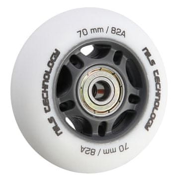 Nils Extreme PU 70x24 82A BIJELA MAT (4 kom.) + ABEC-9 (8 kom.) SET