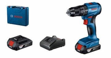BOSCH UDARNI ODVIJAČ GSB 185-LI 50 21Nm 2x2.0Ah