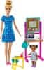 DHB63 Barbie profesionalna igra lutke - Učiteljica u plavoj haljini