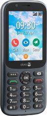 Doro 730X mobilni telefon, IP54, SOS tipka, grafitno siva