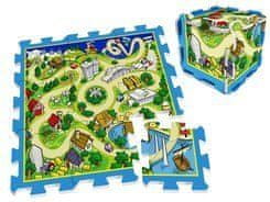 Stamp Pjenasta puzzle podloga Trkaća staza 31x31 ZA3150