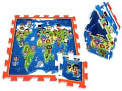 Stamp Pjenasta puzzle podloga Karta ZA3149