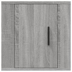 Vidaxl Zidni TV ormarić Boja sivog hrasta sonome 40x34,5x40 cm