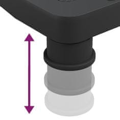 Vidaxl Stalak za monitor crni 33,5 x 34 x 10,5 cm