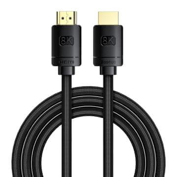 BASEUS High Definition kabel HDMI 2.1 8K 3m, crno