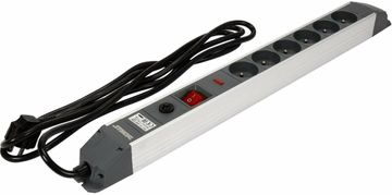 151 STHOR PRODUŽNI KABEL ZA PRENAPONSKU ZAŠTITU 6 UTIČNICA 3,0 m ALUMINIJ