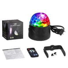 MG Disco Ball projektor + daljinski upravljač, crno