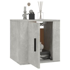 Vidaxl Zidni TV ormarići, 2 kom, betonsko sivi, 40x34,5x40 cm