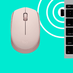 Logitech M171 bežični miš, rozi (910-006865)