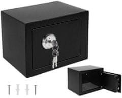 Sef s mehaničkom bravom 230x170x170mm crna ISO 8800