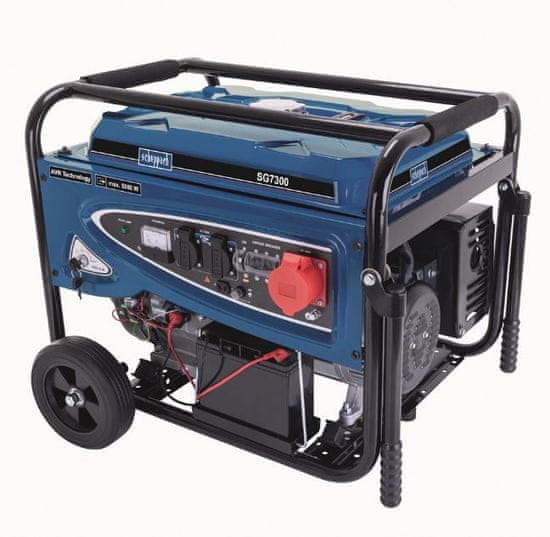 Scheppach okvirni generator SG 7300 5500 W s AVR kontrolom i električnim startom