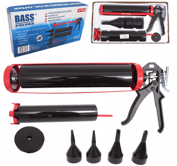 Bass Univerzalni pištolj za fugiranje kamena i ploča + nastavci