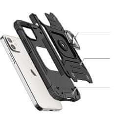 WOZINSKY Oklopna futrola za iPhone 14 Plus s magnetskim držačem Ring Armor crna