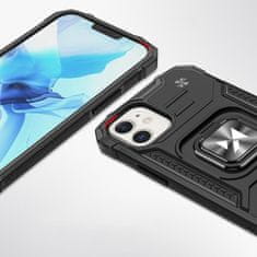 WOZINSKY Oklopna futrola za iPhone 14 Plus s magnetskim držačem Ring Armor crna