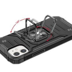 WOZINSKY Oklopna futrola za iPhone 14 Plus s magnetskim držačem Ring Armor crna