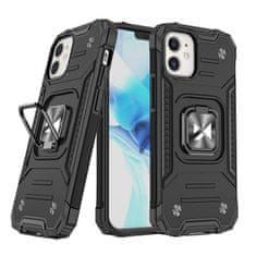 WOZINSKY Oklopna futrola za iPhone 14 Plus s magnetskim držačem Ring Armor crna