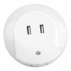 Muller-Licht LED noćno svjetlo sa senzorom 2xUSB punjač 1500K