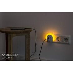 Muller-Licht LED noćno svjetlo sa senzorom 2xUSB punjač 1500K