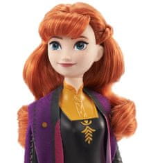 Disney Lutka Frozen Anna u crno-narančastoj haljini HLW46