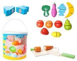 Kruzzel Rezanje povrća u drvenoj kanti