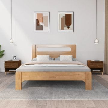 Vidaxl Noćni ormarići, set od 2, smeđi hrast, 50x46x50 cm