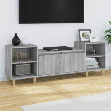 Vidaxl TV stalak, sivi hrast sonoma, 160x35x55 cm