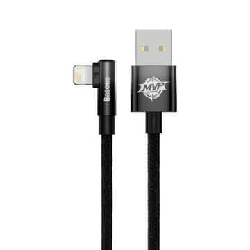 BASEUS MVP Elbow kabel USB / Lightning 2.4A 2m, crno