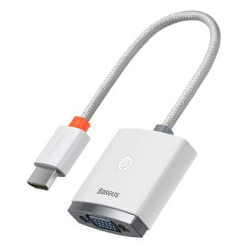 BASEUS Lite adapter HDMI - VGA / 3.5mm jack / micro USB, bijela
