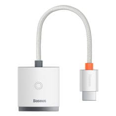 BASEUS Lite adapter HDMI - VGA / 3.5mm jack / micro USB, bijela