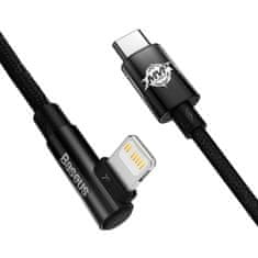 BASEUS MVP Elbow kabel USB-C / Lightning 20W 1m, crno