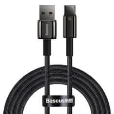 BASEUS Tungsten kabel USB / USB-C 100W 2m, crno