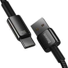 BASEUS Tungsten kabel USB / USB-C 100W 2m, crno