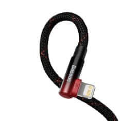 BASEUS MVP Elbow kabel USB-C / Lightning 20W 2m, crno/crvena