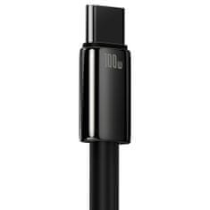 BASEUS Tungsten kabel USB / USB-C 100W 2m, crno