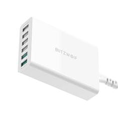 Blitzwolf BW-S15 punjač 6x USB QC 60W, bijela