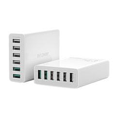 Blitzwolf BW-S15 punjač 6x USB QC 60W, bijela