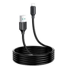 Joyroom Fast Charging kabel USB / Lightning 2.4A 2m, crno