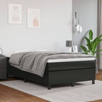 Vidaxl Okvir za krevet crni 120x200 cm presvučen umjetnom kožom