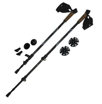 ACRAsport Štapovi za nordijsko hodanje s brzim zaključavanjem 1 par LTH136