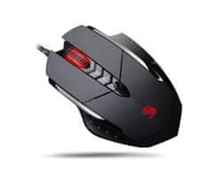 A4Tech A4Tech Bloody V7m gaming miš, USB, crna, 3200 DPI