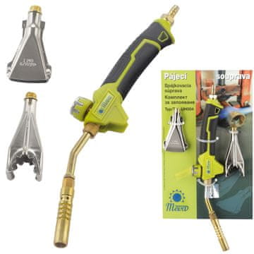 Meva Plinski plamenik za lemljenje cijevi, LPG plin, SET, 3 mlaznice, 2 kW