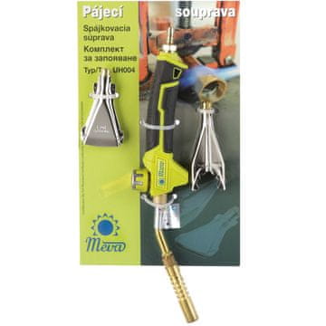 Meva Plinski plamenik za lemljenje cijevi, LPG plin, SET, 3 mlaznice, 2 kW